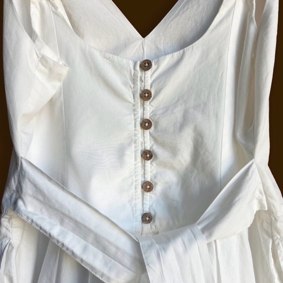 Free People NWOT | Lennon Mini Dress in Ivory | Size Large - Picture 9 of 13